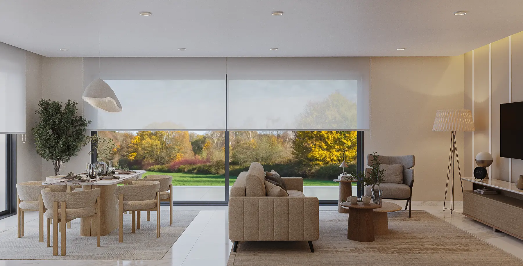 Render del salón